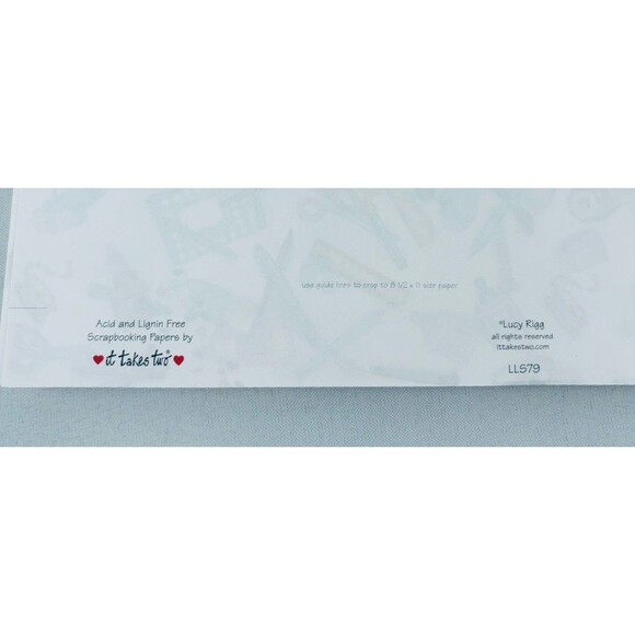 Vintage‎ School Scrapbooking Paper Lot - It Takes Two - Border Lucy Rigg USA - Picture 4 of 9